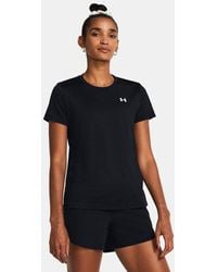 Under Armour - Camiseta De Manga Corta Tech Para Mujer Blanco - Lyst