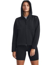 Under Armour - Maglia unstoppable fleece full-zip - Lyst