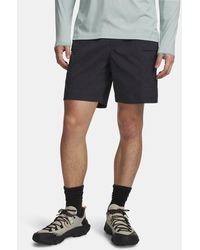 Under Armour - Explor Hike Cargo Shorts Anthracite - Lyst