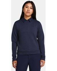 Under Armour - Drive Midlayer Crew Midnight Midnight - Lyst