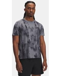 Under Armour - Maglia A Maniche Corte Launch Elite Printed Da Uomo Titan Riflettente - Lyst