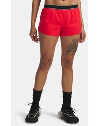 Under Armour - Shorts Halo Run Da 5 Cm (2" Da Donna Racer Nero Riflettente - Lyst