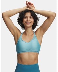 Under Armour - Crossback Low Sports Bra Haze Boundless - Lyst