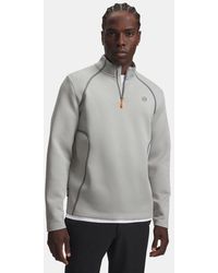 Under Armour - Drive Midlayer ¼ Zip Titanium Clay - Lyst