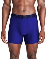 Under Armour - Ua Performance Tech 6" 3-pack Boxerjock - Lyst