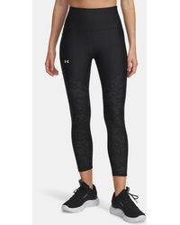 Under Armour - Tech Printed Panel Ankle-Leggings Für Damen Weiß - Lyst