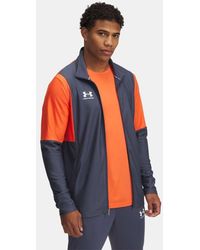 Under Armour - Giacca Challenger Track Da Uomo Downpour Fire Bianco - Lyst