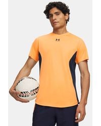 Under Armour - Challenger Pro Printed Short Sleeve Bloc Midnight - Lyst