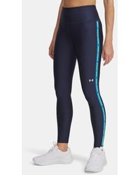 Under Armour - Tech Wordmark Tape Leggings Washed High Vis - Lyst