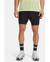 Under Armour - Hb Run 2-In-1 Shorts Ultimate Reflective - Lyst