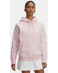 Under Armour - Sudadera Con Capucha Rival Fleece Para Mujer Prime Light Heather Prime - Lyst