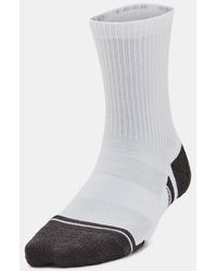 Under Armour - Performance Tech Kids' 3-Pack Crew Socks Jet - Lyst