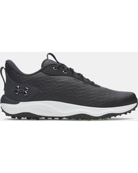 Under Armour - Drive Pro Clone Spikeless Golf Shoes Anthracite Metallic Gun Metal - Lyst