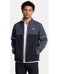 Under Armour - Drive Rain Jacket Downpour / / Metallic - Lyst