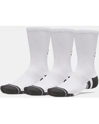 Under Armour - Performance Tech 3-Pack Crew Socks Jet - Lyst
