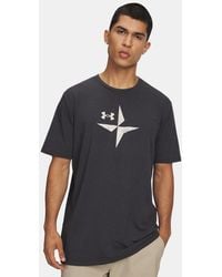Under Armour - Explor Graphic Short Sleeve Anthracite Summit - Lyst