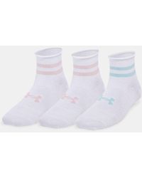 Under Armour - Essential 3-Pack Q Rter Socks Stream - Lyst