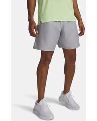 Under Armour - Tech Woven Wordmark 8.25" Shorts Mod Lumos Lime - Lyst