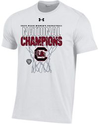 Under Armour - Ua South Carolina Collegiate National Champions Locker Room T-shirt - Lyst
