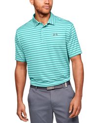 under armour men's playoff blast stripe golf polo
