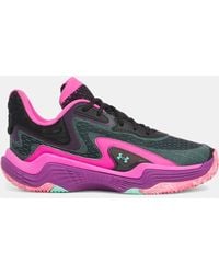 Under Armour - Zapatillas De Baloncesto Spawn 7 Andromeda Morado Comet Verde - Lyst
