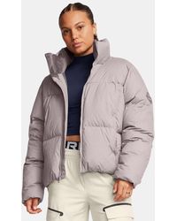 Under Armour - Damesjack Limitless Down Puffer Tetra Grijs Tetra Grijs - Lyst