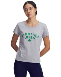 Under Armour - Ua Performance Cotton Collegiate Short Sleeve - Lyst