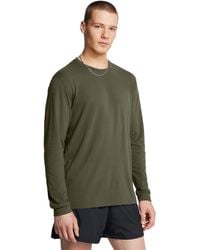 Under Armour - Ua Icon Charged Cotton® Long Sleeve - Lyst