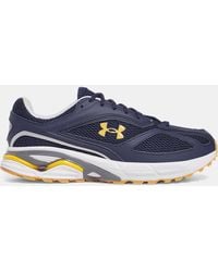 Under Armour - Scarpe Apparition Midnight Marino Titan Grigio Noble Oro - Lyst