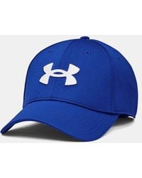Under Armour - Blitzing Low Stretch Fit Cap Royal - Lyst