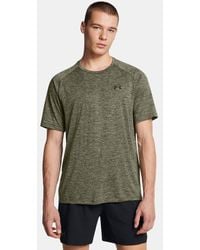 Under Armour - Maglia A Maniche Corte Tech 2.0 Da Uomo Marine Od Nero - Lyst