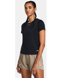 Under Armour - Launch À Manches Courtes Pour Femme Réfléchissant - Lyst