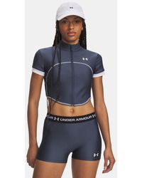 Under Armour - Heatgear Short Sleeve Full Zip Downpour - Lyst