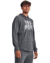 Under Armour - Ua Rival Terry Graphic Hoodie - Lyst
