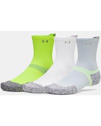 Under Armour - Armourdry Run Cushion 3-Pack Mid-Crew Socks Fog Reflective - Lyst