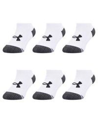 Under Armour - Ua Performance Tech Toddler 6-pack Low Cut Socks - Lyst