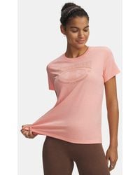 Under Armour - Varsity Short Sleeve Posh Canyon - Lyst