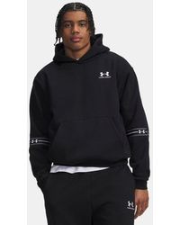Under Armour - Ua Icon Fleece Taped Hoodie - Lyst