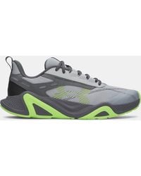 Under Armour - Charged Commit Tr 5 Training Shoes Mod Castlerock Lumos Lime - Lyst