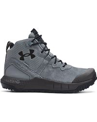 Under Armour Ua Micro G® Valsetz Mid Leather Waterproof Tactical Boots - Black