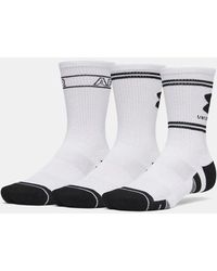 Under Armour - Ua Performance Tech 3-pack Crew Socks - Lyst