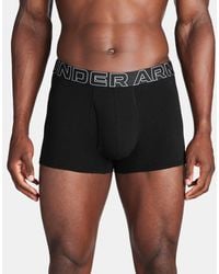 Under Armour - Performance Baumwolle
Boxerjock (7,5 Cm) Im 3Er-Pack Für Herren Stahl - Lyst