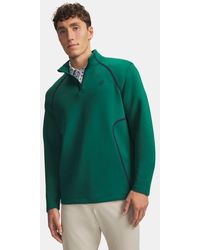 Under Armour - Drive Midlayer ¼ Zip Campus Ivy Midnight - Lyst