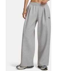 Under Armour - Ua Rival Fleece Pleated Varsity Pants - Lyst