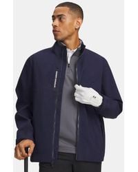 Under Armour - Drive Pro Rain Jacket Midnight - Lyst