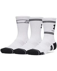 Under Armour - Ua Performance Tech 3-pack Crew Socks - Lyst