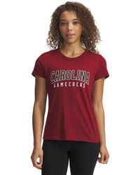Under Armour - Ua Performance Cotton Collegiate Short Sleeve - Lyst