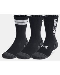 Under Armour - Performance Tech 3-Pack Crew Socks - Lyst