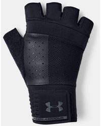 Under Armour Guantes UA Weightlifting para hombre - Negro