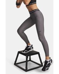 Under Armour - Heatgear Leggings Charcoal Light Heather - Lyst